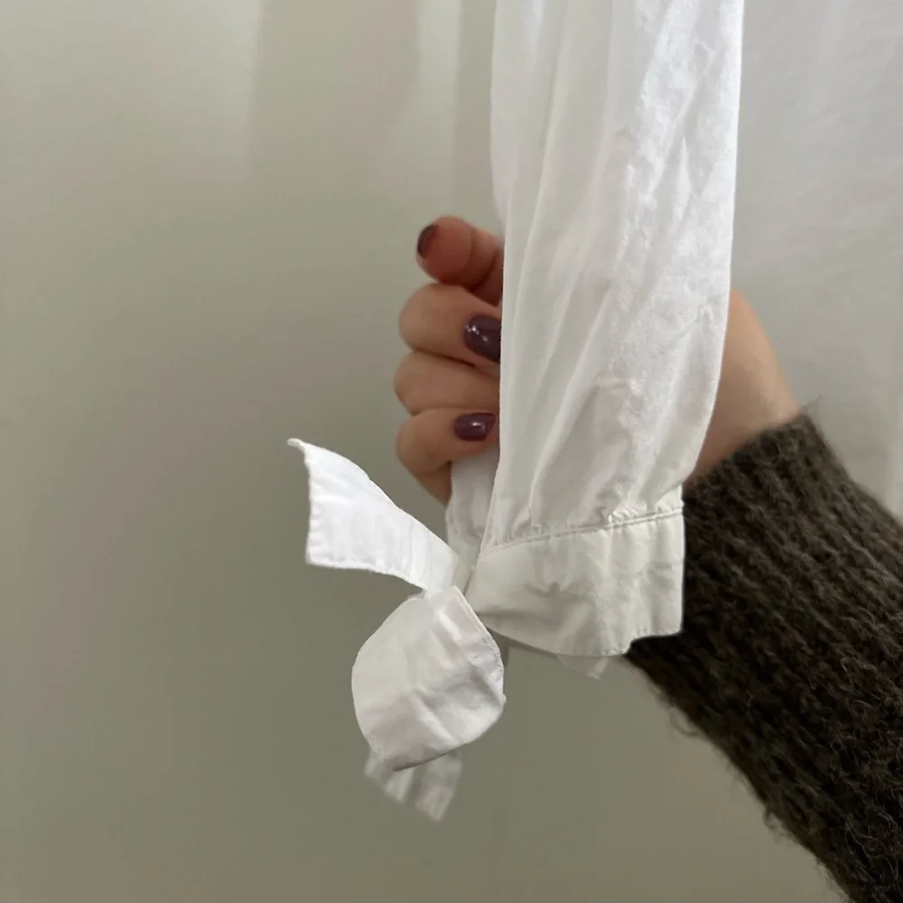 Madewell long sleeve WHITE cotton shirt - Picture 6 of 6